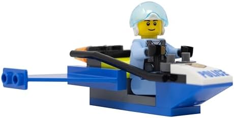 LEGO CIUDAD: MINIFIGURA DE POLICÍA CON CHORRO DE POLICÍA - PAQUETE DE PAPEL - 5