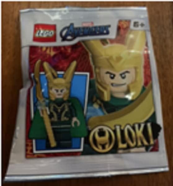 LEGO SUPERHÉROES: MINIFIGURA LOKI CON CETRO Y TESSERACT Y CAPA AZUL ADICIONAL - A PARTIR DE 6 AÑOS 1 UNIDAD - 3