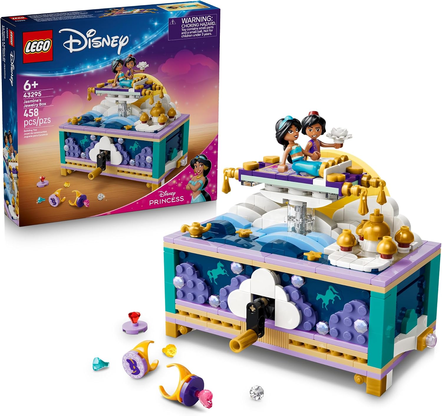LEGO DISNEY PRINCESS JASMINE S JEWELRY BOX 43295 - 1