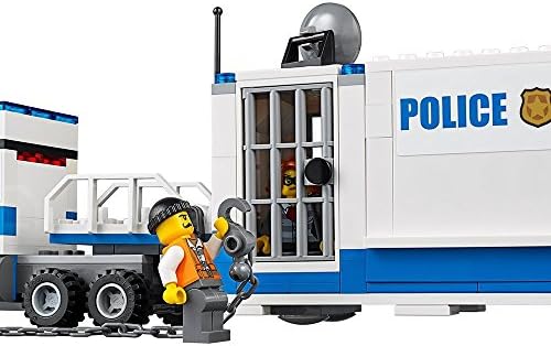 JUGUETE DE CONSTRUCCIÓN DEL CENTRO DE MANDO MÓVIL DE LA POLICÍA DE LA CIUDAD DE LEGO, CAMIÓN, MOTOCICLETA DE ACCIÓN Y JUEGO - 4
