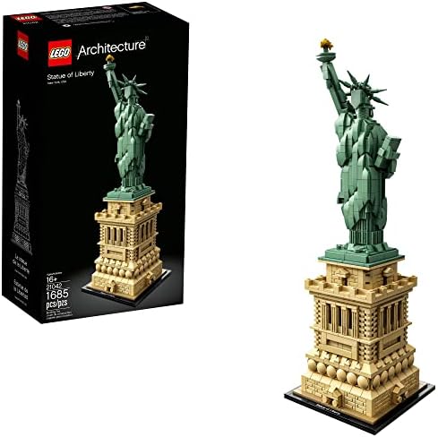 LEGO ARCHITECTURE 21042 SET DE CONSTRUCCIÓN DE LA ESTATUA DE LA LIBERTAD - RECUERDO COLECCIONABLE DE LA CIUDAD DE NUEVA - 5