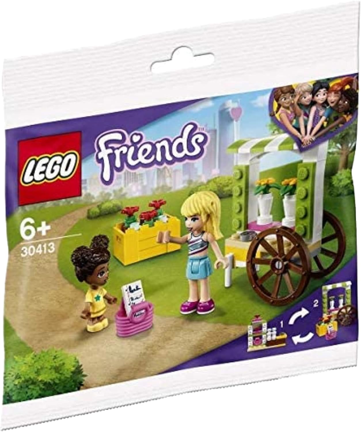 LEGO FRIENDS FLOWER CART - JUEGO DE BOLSAS DE PLÁSTICO 30413 EMBOLSADO - 1