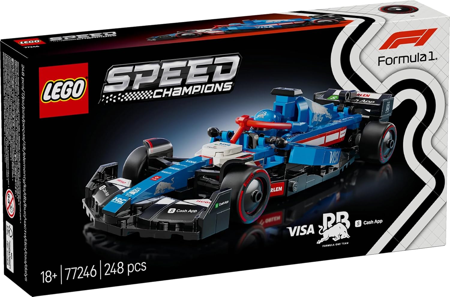 LEGO 77246 SPEED CHAMPION VISA CASH APP RB VCARB 01 F1 R JUGUETE DE JUGUETE DE JUGUETE DE REGALO DE CUMPLEAÑOS BLOQUE - 6