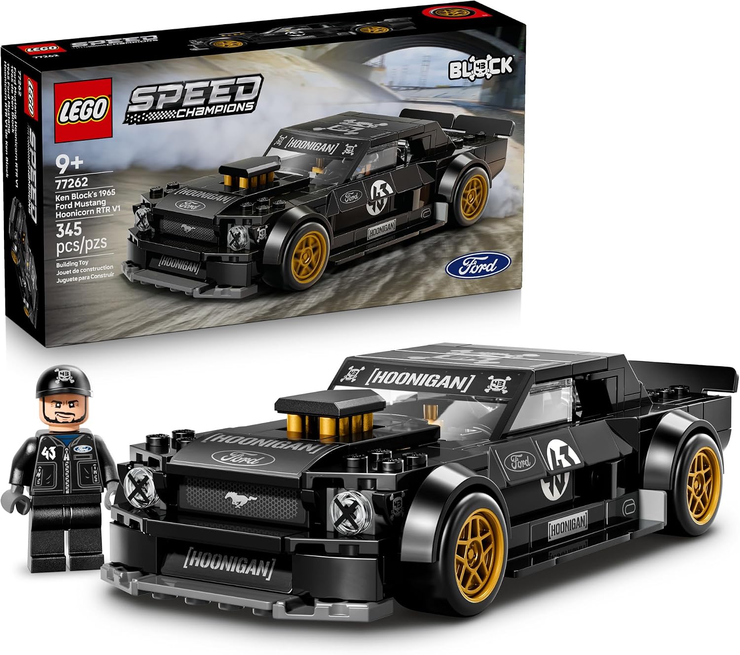 LEGO SPEED CHAMPIONS KEN BLOCK S 65 FORD MUSTANG HOONICORN V1 77262 - 1