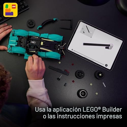 LEGO TECHNIC ASTON MARTIN VALKYRIE COCHE DE JUGUETE - KIT DE MODELO DE JUGUETE PARA NIÑOS Y NIÑAS, EDADES 9 - CONJUNTO - 6