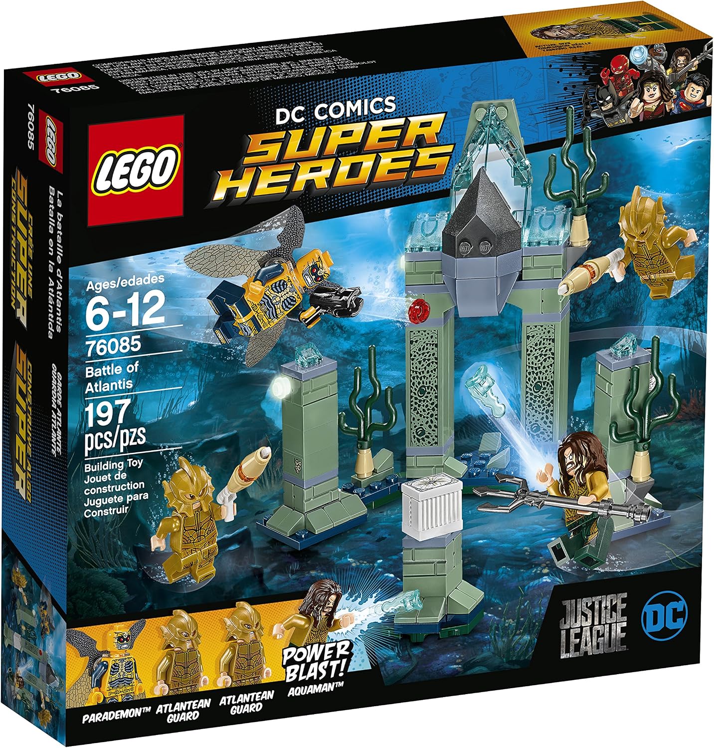 LEGO SUPER HEROES 76085 BATALLA DE ATLÁNTIDA 197 PIEZAS - 1