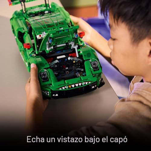LEGO TECHNIC PORSCHE 911 GT3 R REXY AO - JUGUETE DE CONSTRUCCIÓN DE AUTOS DE CARRERAS PARA NIÑOS Y NIÑAS, JUGUETE DE COCHE - 6