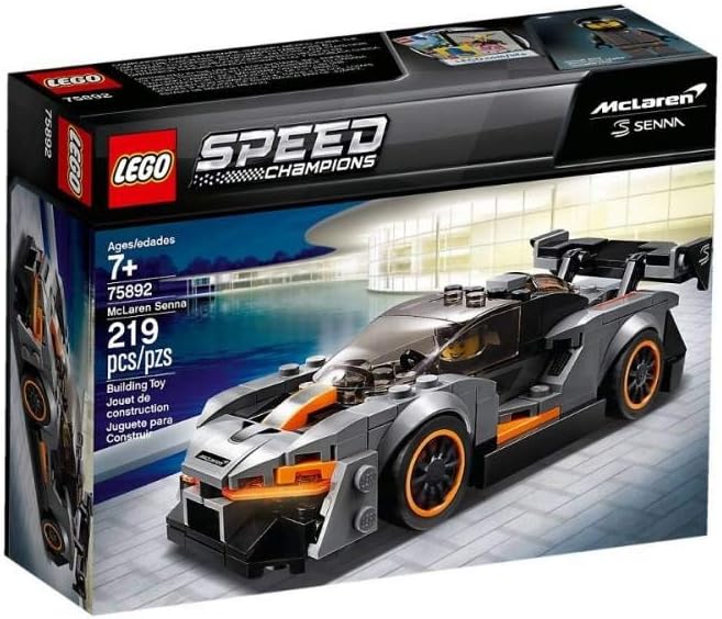 LEGO SPEED CHAMPIONS MCLAREN SENNA 75892 - SET DE CONSTRUCCIÓN CON 219 PIEZAS - 1