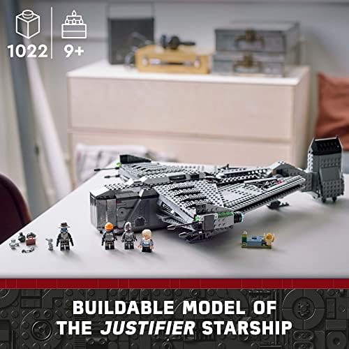 LEGO STAR WARS THE JUSTIFIER 75323, NAVE ESTELAR DE JUGUETE CONSTRUIBLE CON MINIFIGURA DE CAD BANE Y FIGURA DE DROIDE TODO - 5