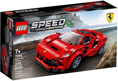 LEGO SPEED CHAMPIONS 76895 FERRARI F8 TRIBUTO - AUTOS DE JUGUETE PARA NIÑOS, KIT DE CONSTRUCCIÓN CON MINIFIGURA 275 PIEZAS - 4