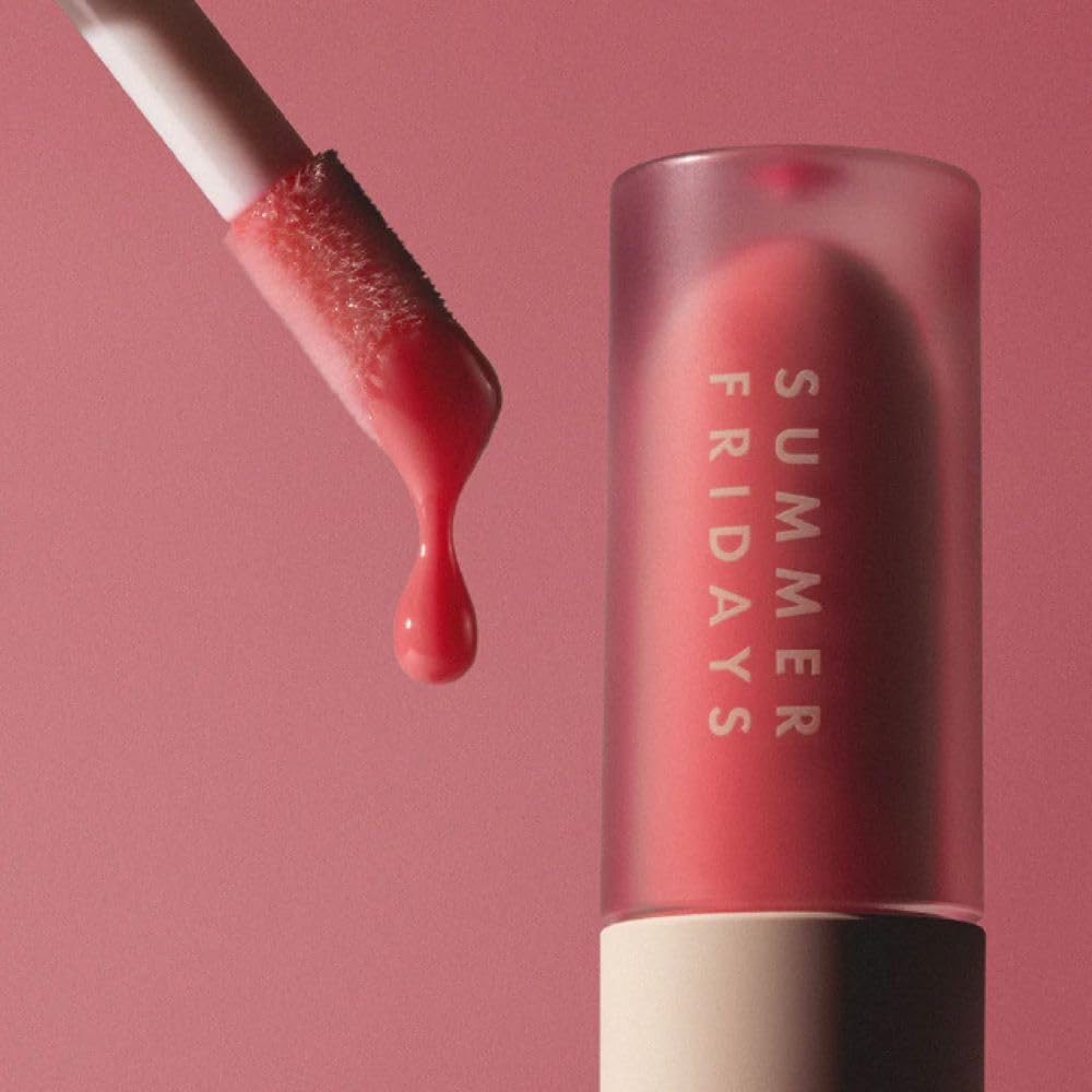 SUMMER FRIDAYS - PROTECTOR LABIAL DE ENSUEĂO PARA UNA COBERTURA TRASLĂCIDA, ALTO BRILLO, HIDRATACIĂN PROFUNDA, FĂRMULA NO - 5