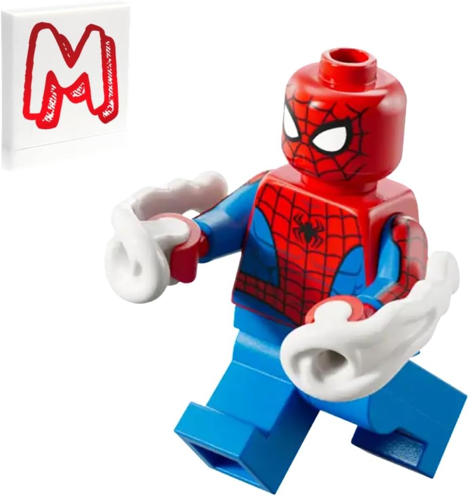 LEGO MARVEL SUPERHEROES SPIDER-MAN MINIFIGURA CON WEB POWER BLASTS - 1