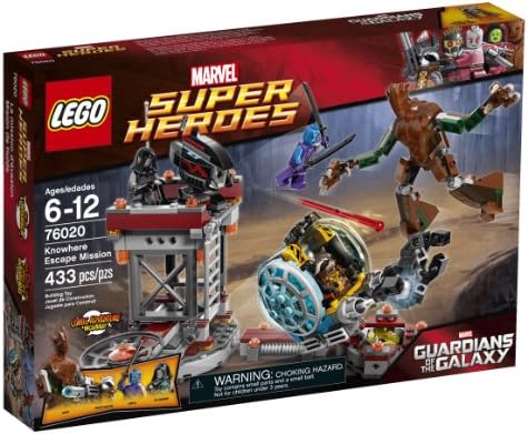 JUEGO DE CONSTRUCCIÓN PARA LA MISIÓN DE ESCAPE KNOWHERE DE SUPERHEROES DE LEGO, 76020 DESCONTINUADO POR EL FABRICANTE - 4