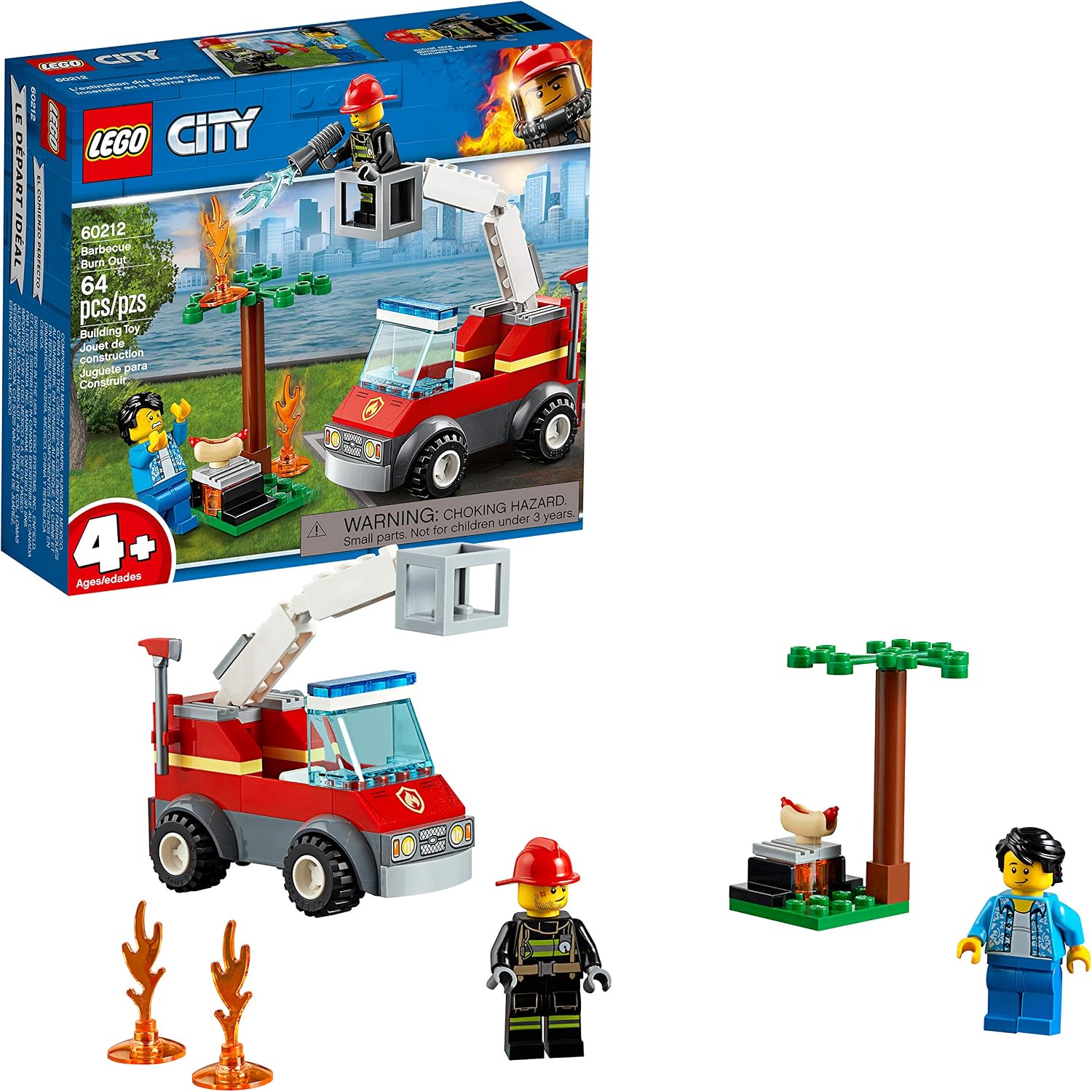 LEGO CITY BARBECUE BURN OUT 60212 KIT DE CONSTRUCCIÓN 64 PIEZAS - 1