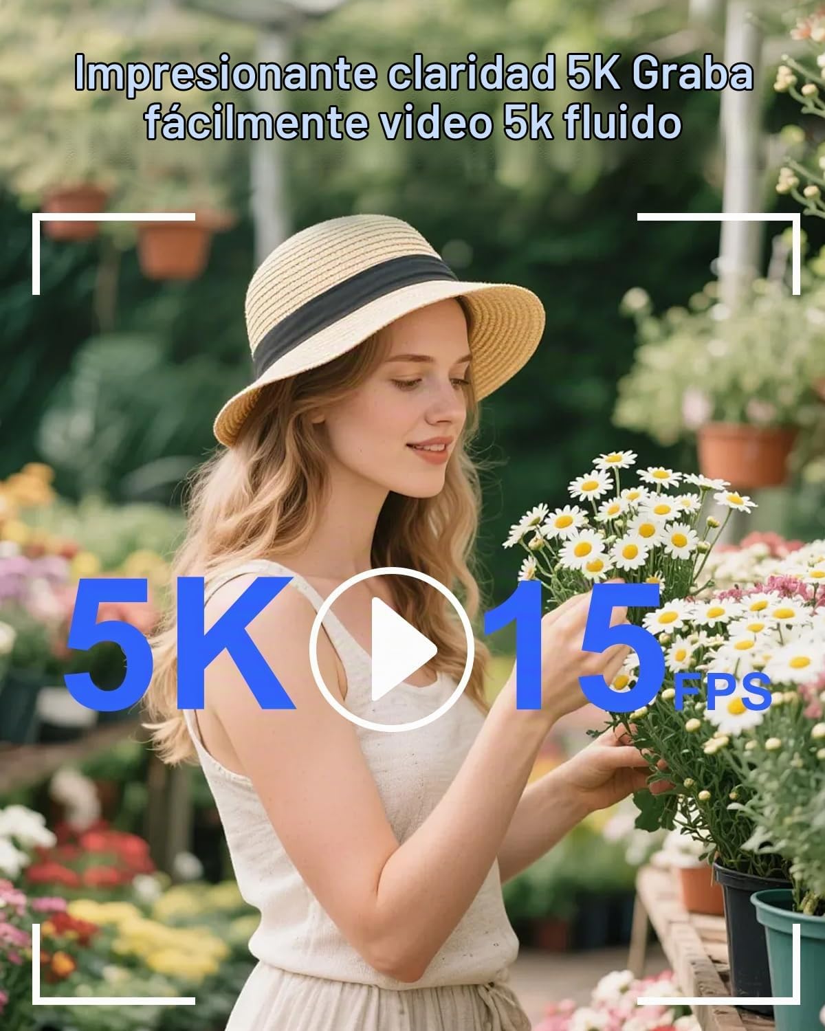 CÁMARA DIGITAL 5K PARA FOTOGRAFÍA CON WIFI, CÁMARA DE VLOGGING ULTRA HD DE 75MP PARA YOUTUBE CON PANTALLA ABATIBLE DE 180 - 2