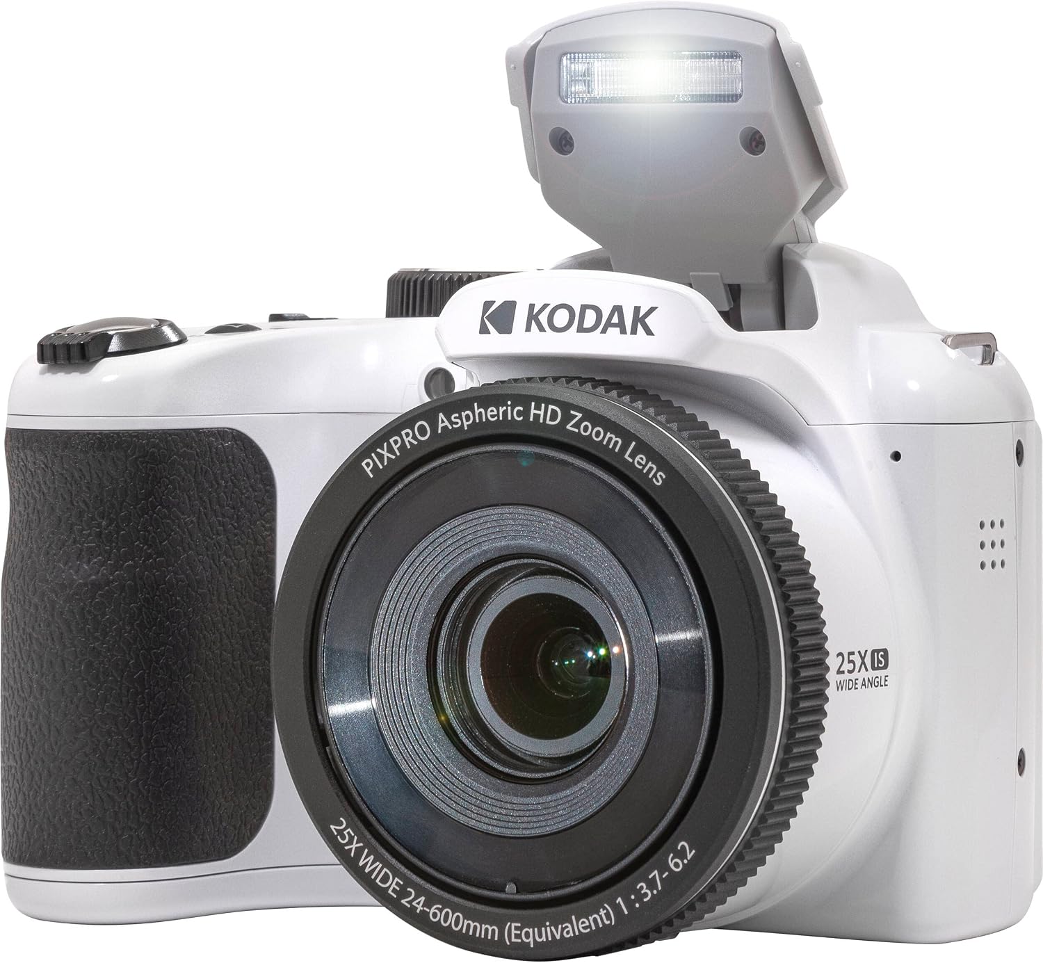 KODAK PIXPRO AZ255 - PAQUETE DE CÁMARA DIGITAL BLANCO CON TARJETA DE MEMORIA SDHC ULTRA UHS-I DE 32 GB 2 ESTUCHE 4 ARTÍCULOS - 2