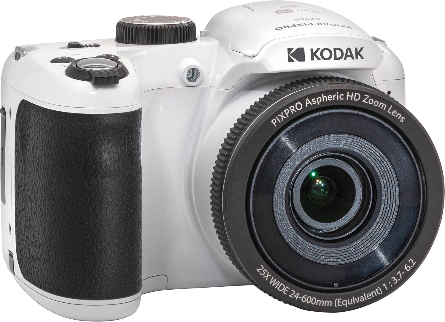 KODAK PIXPRO AZ255 - PAQUETE DE CÁMARA DIGITAL BLANCO CON TARJETA DE MEMORIA SDHC ULTRA UHS-I DE 32 GB 2 ESTUCHE 4 ARTÍCULOS - 3