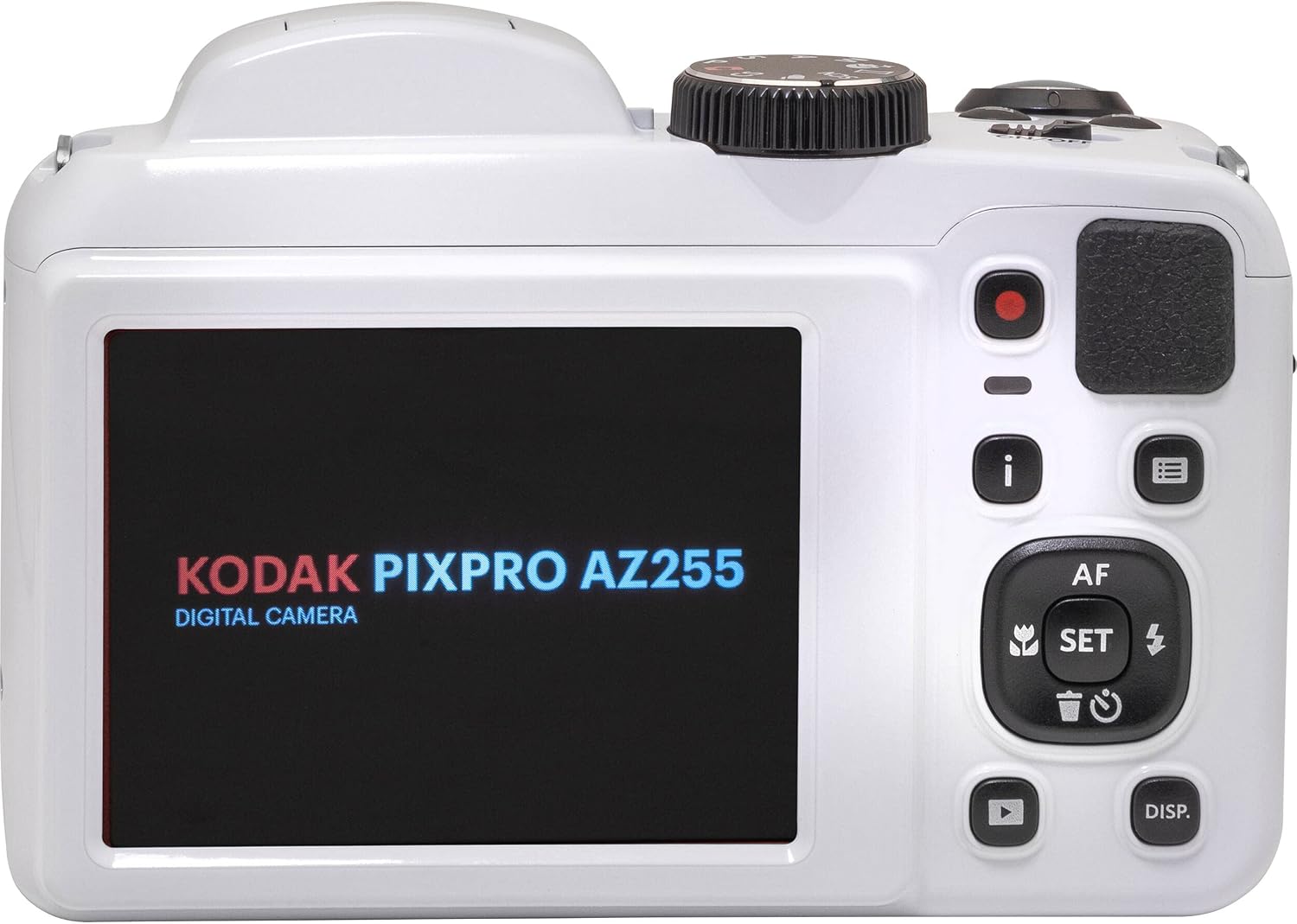 KODAK PIXPRO AZ255 - PAQUETE DE CÁMARA DIGITAL BLANCO CON TARJETA DE MEMORIA SDHC ULTRA UHS-I DE 32 GB 2 ESTUCHE 4 ARTÍCULOS - 5