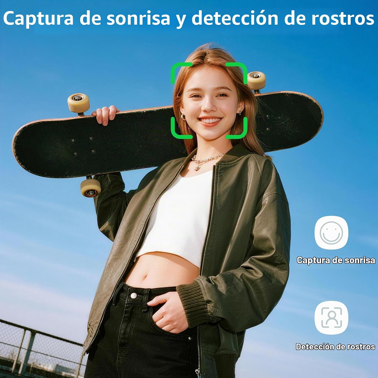 CÁMARA DIGITAL, 44MP FHD 1080P APUNTA Y DISPARA, CÁMARA DIGITAL CON ANTIVIBRACIÓN, PEQUEÑA CÁMARA DIGITAL CON DETECCIÓN - 5
