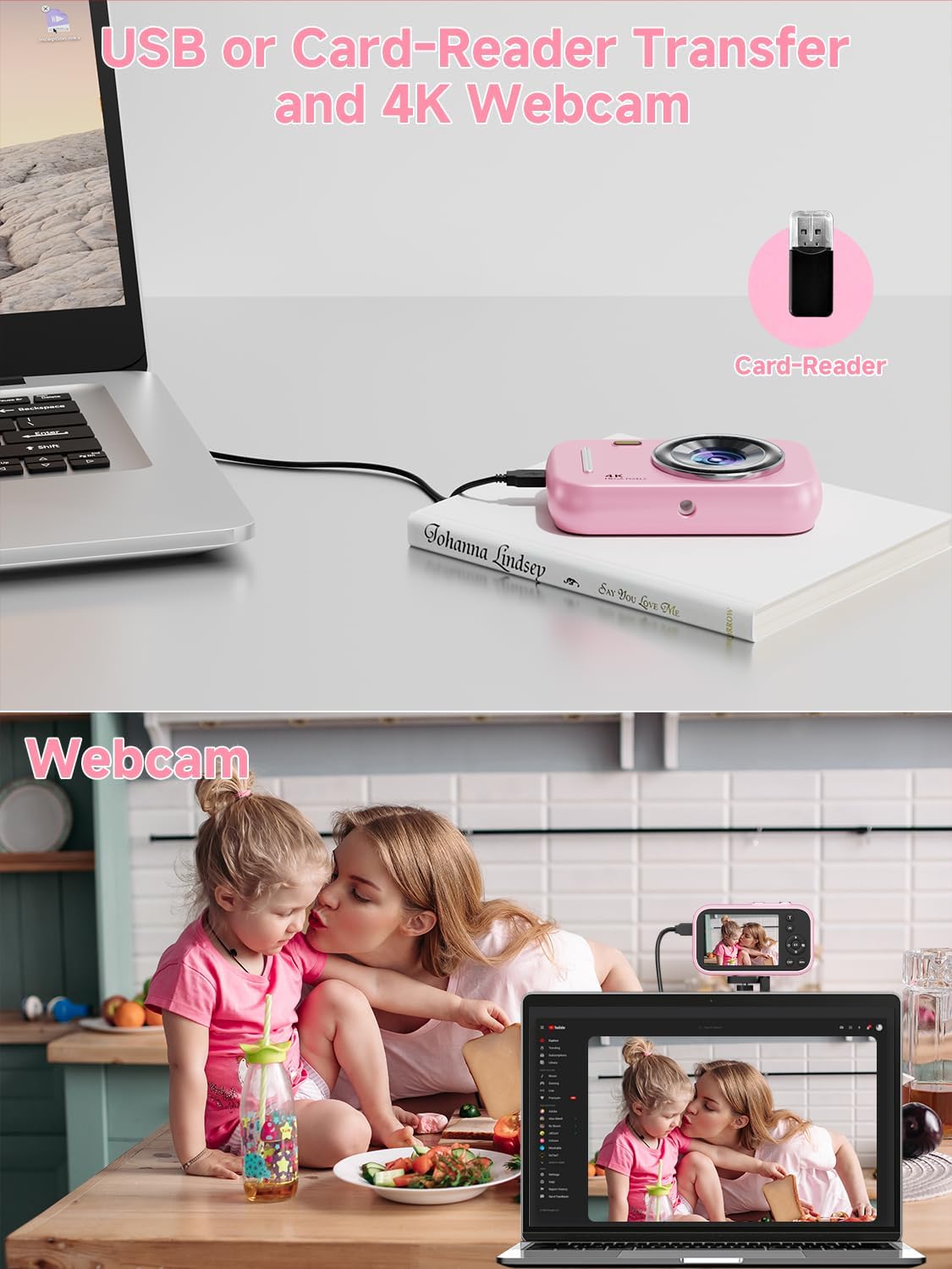 CÁMARA DIGITAL, CÁMARA DIGITAL COMPACTA 4K DE 48 MP CON ENFOQUE AUTOMÁTICO, CÁMARA DE APUNTAR Y DISPARAR CON MODO BELLEZA, - 7