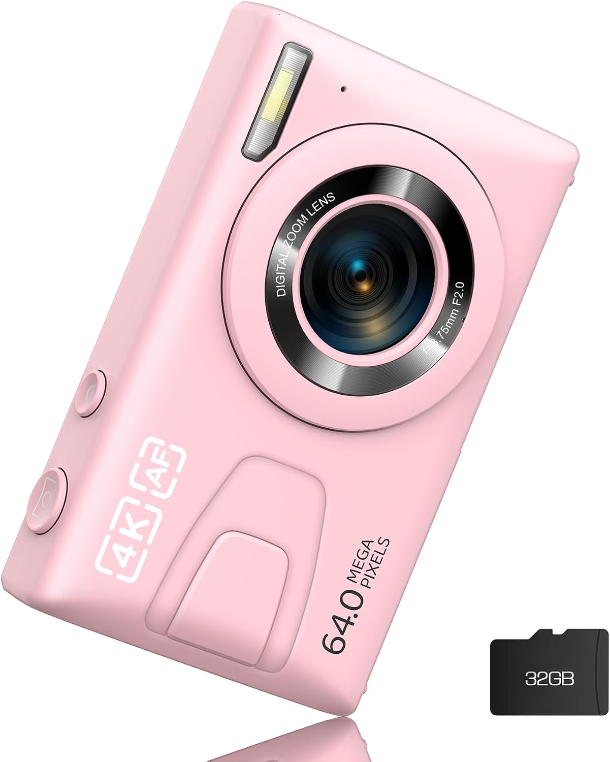 CÁMARA DIGITAL 4K 64MP VLOGGING CÁMARA DE ENFOQUE AUTOMÁTICO PARA APUNTAR Y DISPARAR CÁMARAS DIGITALES PARA CÁMARA - 1
