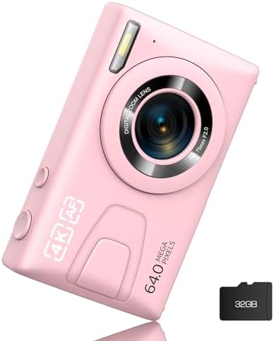 CÁMARA DIGITAL 4K 64MP VLOGGING CÁMARA DE ENFOQUE AUTOMÁTICO PARA APUNTAR Y DISPARAR CÁMARAS DIGITALES PARA CÁMARA - 7