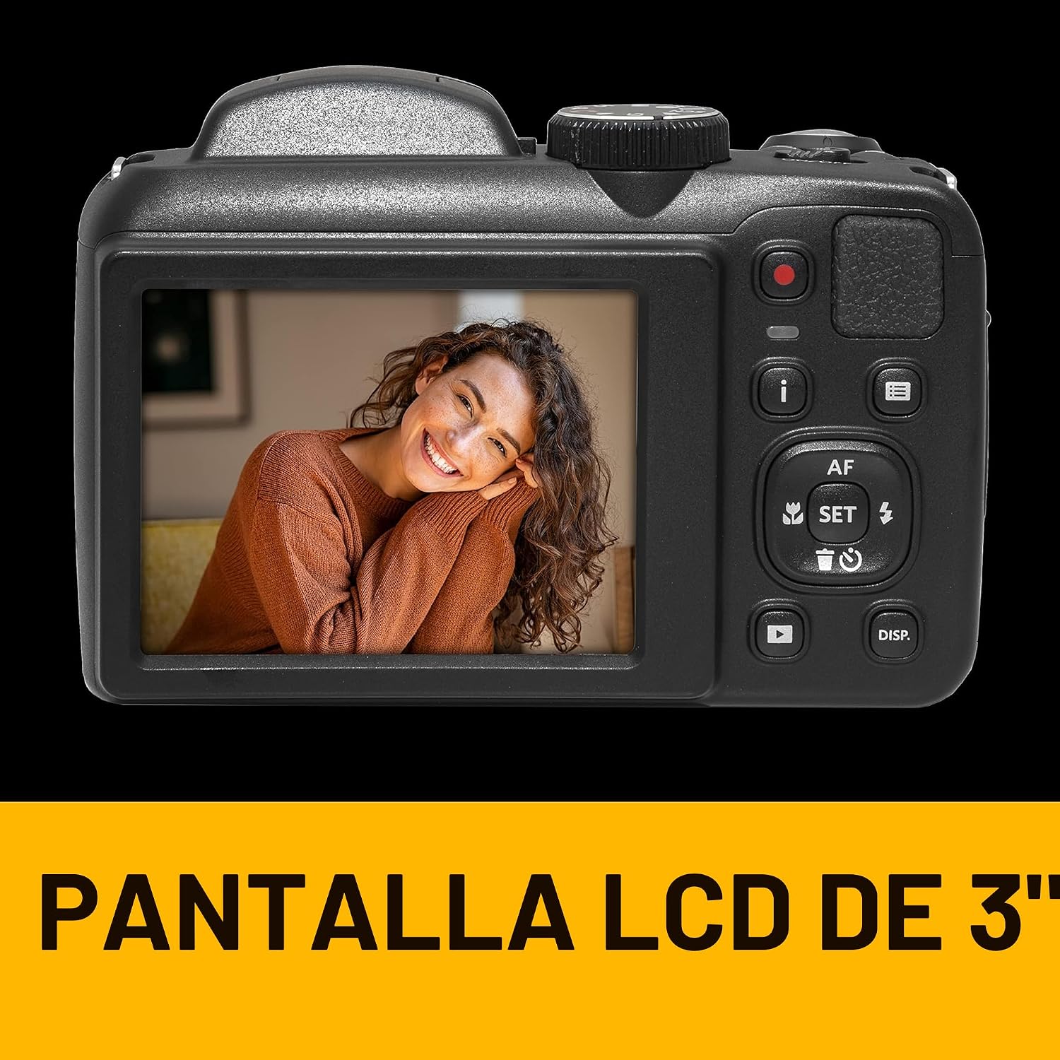 KODAK PIXPRO AZ255 - CÁMARA DIGITAL DE 16 MP, ZOOM ÓPTICO DE 25X, AA, OIS - 5