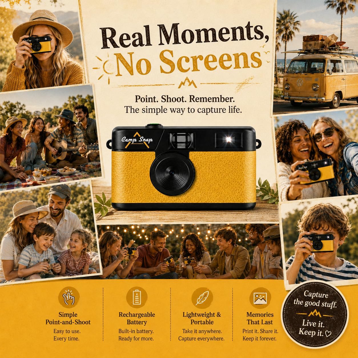 RAYO DE SOL AMARILLO DE CAMP SNAP LTD - 6