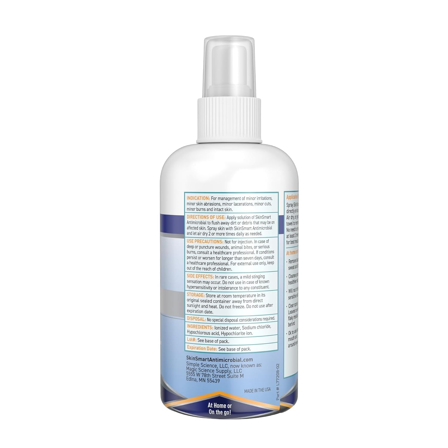 SKINSMART ANTIMICROBIAL LIMPIADOR FACIAL PARA BROTES E IMPERFECCIONES FÓRMULA DE ÁCIDO HIPOCLOROSO SE DIRIGE A LAS BACTERIAS - 2
