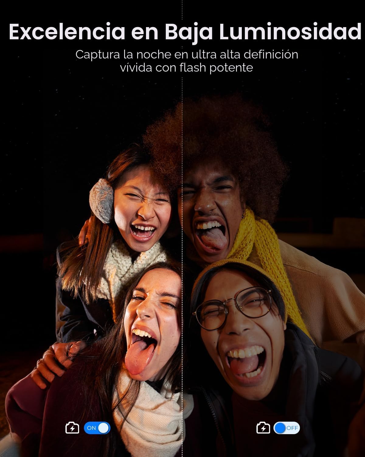 CÁMARA DIGITAL PARA NIÑOS CON LENTE DUAL DE CONMUTACIÓN, 64MP 4K POINT AND SHOOT CÁMARA CON TARJETA DE 32 GB, WIFI, ZOOM - 6