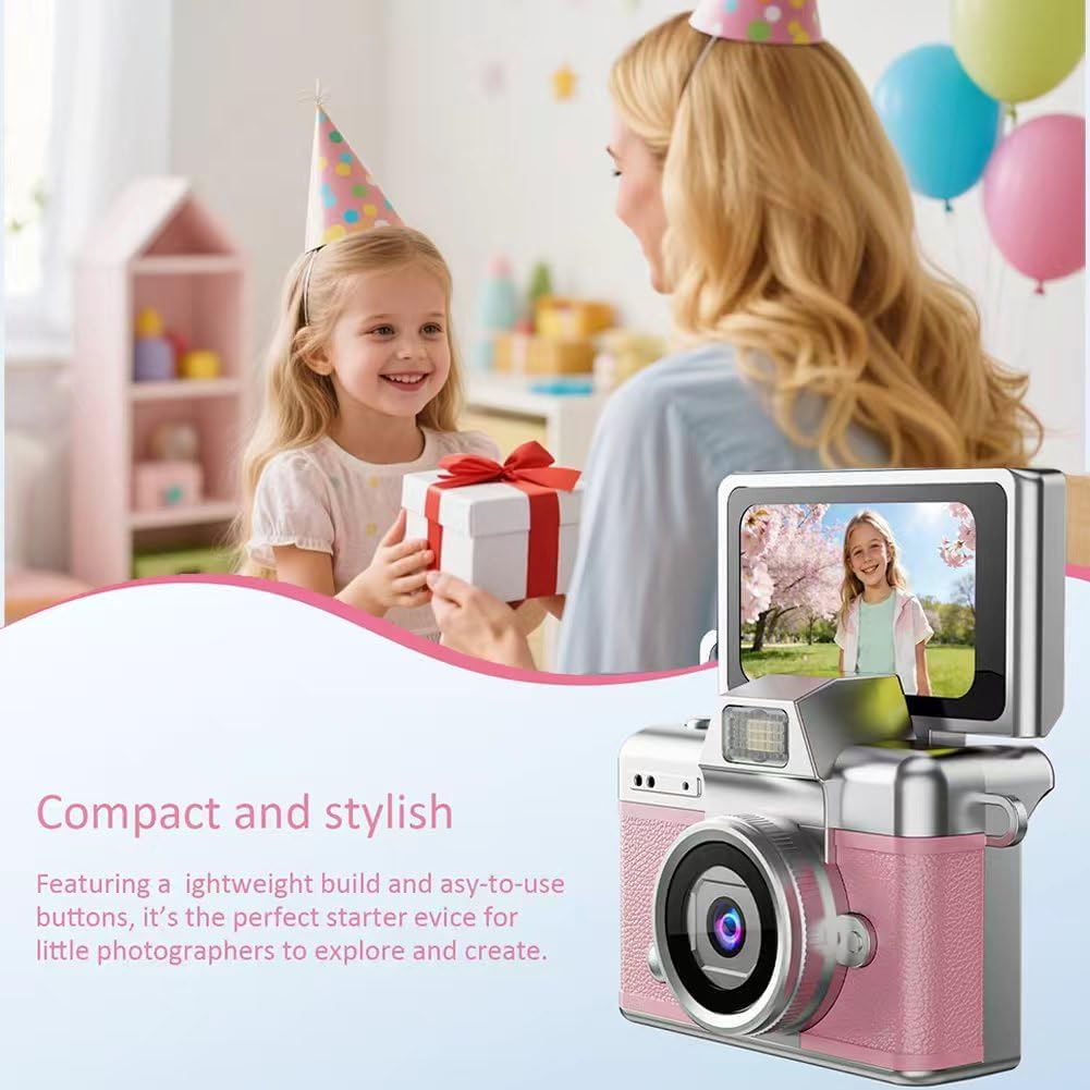 MINI LLAVERO CÁMARA DIGITAL RETRO MINI CÁMARA DE VIDEO DIGITAL PEQUEÑA CÁMARA CORPORAL 1080P FHD GRABACIÓN CON PANTALLA IPS - 3