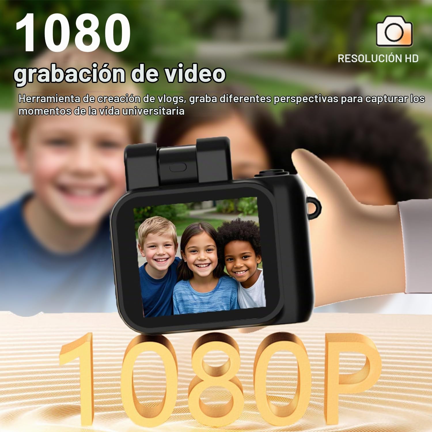 CÁMARA RETRO SNAP MINI VISTA NÓSTALGICA VINTAGE INSTANTÁNEAS PEQUEÑAS CÁMARA FOTOGRÁFICA DIGITAL TIPO LLAVERO LLAVERO MINI - 2