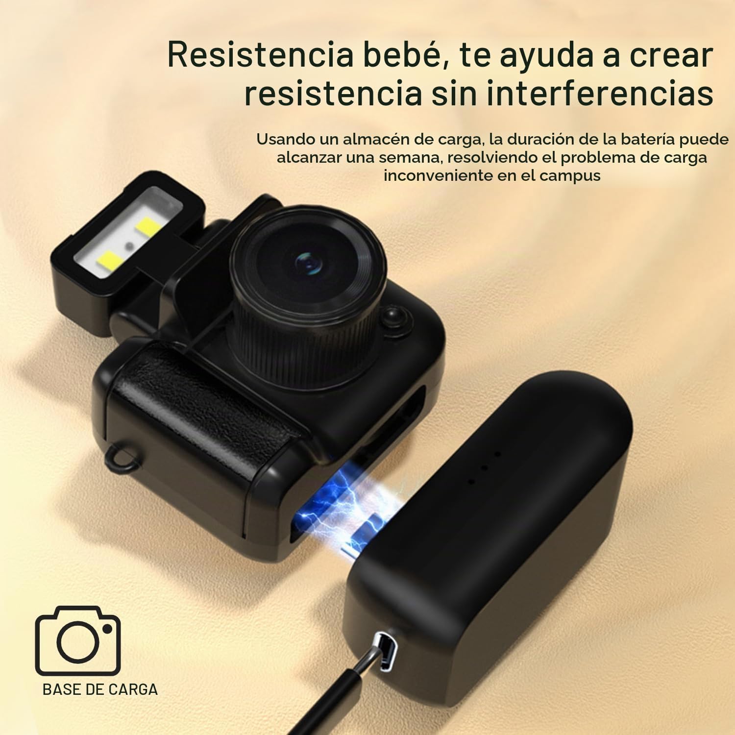 CÁMARA RETRO SNAP MINI VISTA NÓSTALGICA VINTAGE INSTANTÁNEAS PEQUEÑAS CÁMARA FOTOGRÁFICA DIGITAL TIPO LLAVERO LLAVERO MINI - 4