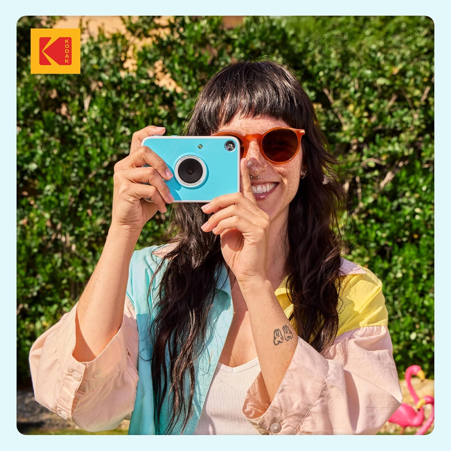 KODAK PRINTOMATIC CÁMARA DIGITAL DE IMPRESIÓN INSTANTÁNEA AZUL DE 10MP, CÁMARA PORTÁTIL CON INDICADOR DE ESTADO LED RGB - 7