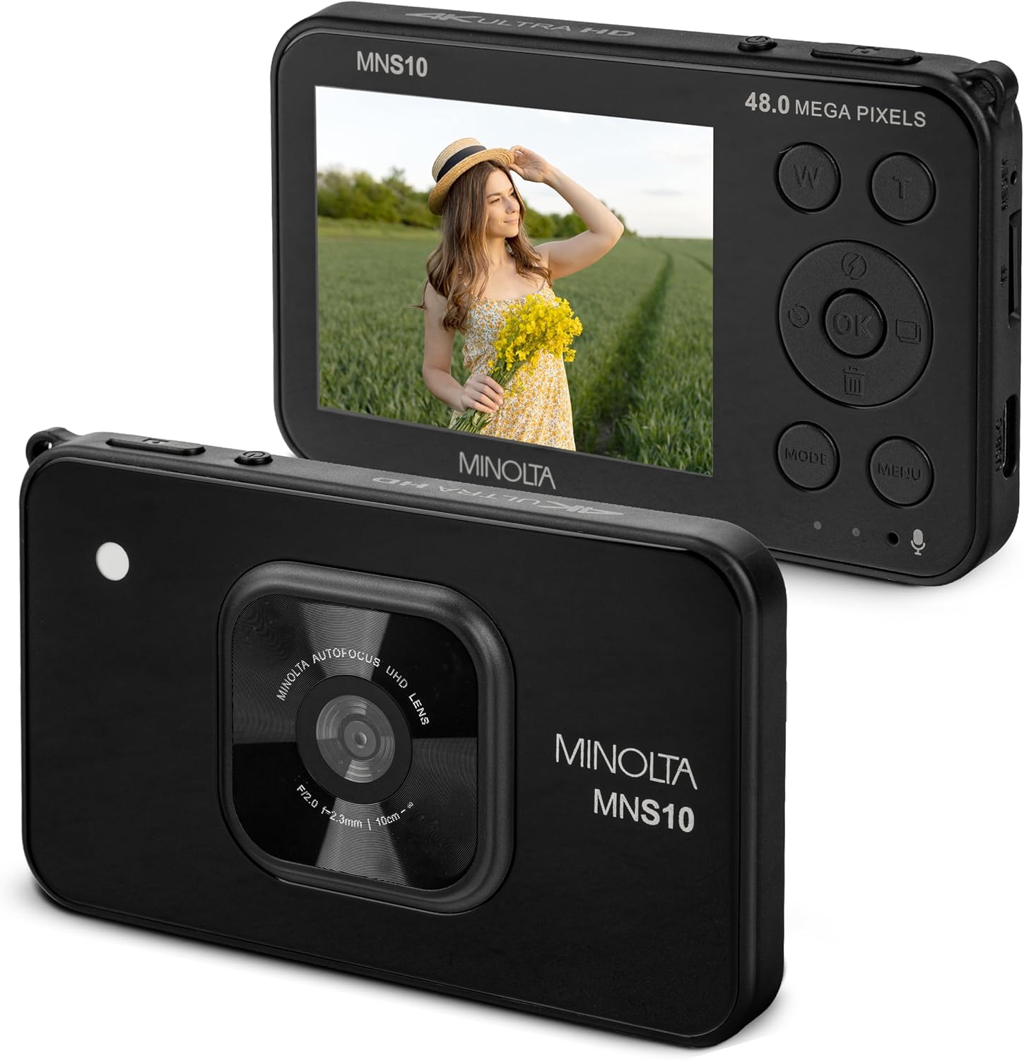 MINOLTA MNS10 CÁMARA DIGITAL 48MP 4K ULTRA HD - EDICIÓN NARANJA - 1