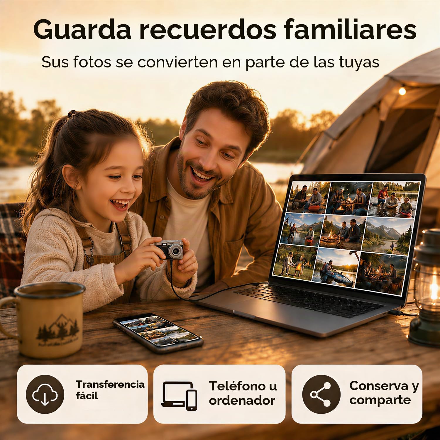 ROLLEI MINI CÁMARA DIGITAL, CAPTURA MOMENTOS SIN TU TELÉFONO, CÁMARA LLAVERO 1080P PARA VIAJES FAMILIARES, CAMPAMENTO - 6