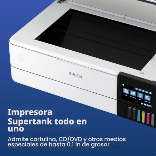 EPSON ECOTANK PHOTO ET-8550 - IMPRESORA TODO EN UNO A COLOR INALÁMBRICA DE GRAN FORMATO CON SÚPER TANQUE, ESCÁNER, - 6