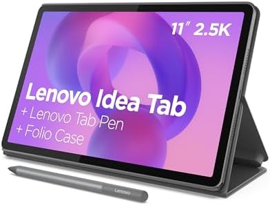 LENOVO IDEA TAB - TABLET PARA UNIVERSIDAD - PANTALLA TÁCTIL IPS DE 11 2.5K - 90HZ - MEDIATEK DIMENSITY 6300 - 8 GB - 1