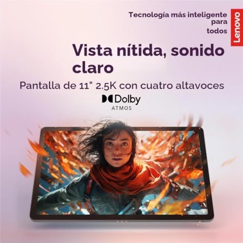 LENOVO IDEA TAB - TABLET PARA UNIVERSIDAD - PANTALLA TÁCTIL IPS DE 11 2.5K - 90HZ - MEDIATEK DIMENSITY 6300 - 8 GB - 5