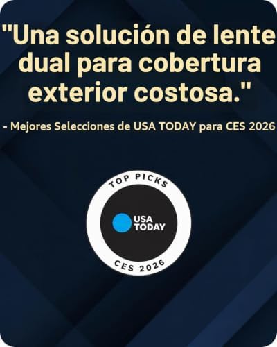 TAPO CÁMARA DE SEGURIDAD CON BATERÍA DE SEGURIDAD DE DOBLE LENTE 2K PAN - 2