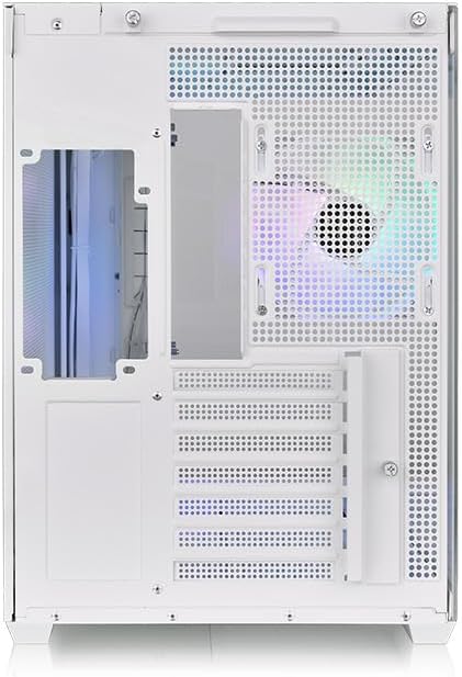 THERMALTAKE VIEW 380 TG ARGB SNOW ATX CARCASA INCLUYE 4 VENTILADORES ARGB DE 120MM SOPORTA TARJETA MADRE CON CONECTOR OCULTO - 5
