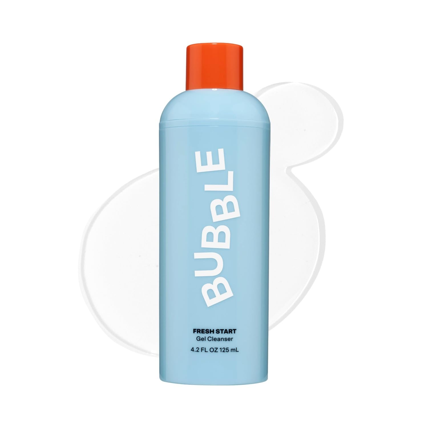 BUBBLE CUIDADO DE LA PIEL FRESH START GEL LIMPIADOR FACIAL SUAVE PARA PIELES GRASAS, 4.2 FL OZ - 1
