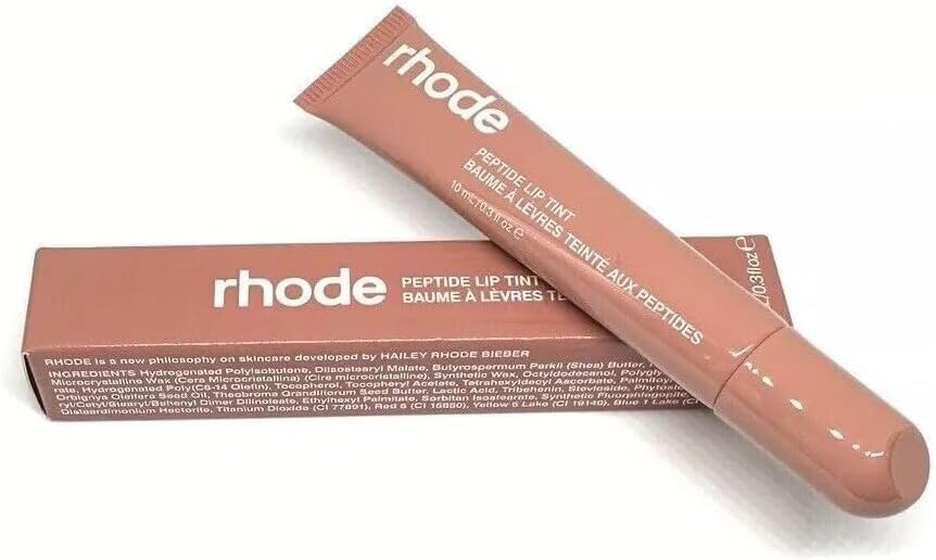 RHODE TINTE DE LABIOS BRILLANTE, COLOR LIGERO Y ACABADO HIDRATANTE, 3 FL OZ, 10ML TOAST - 5