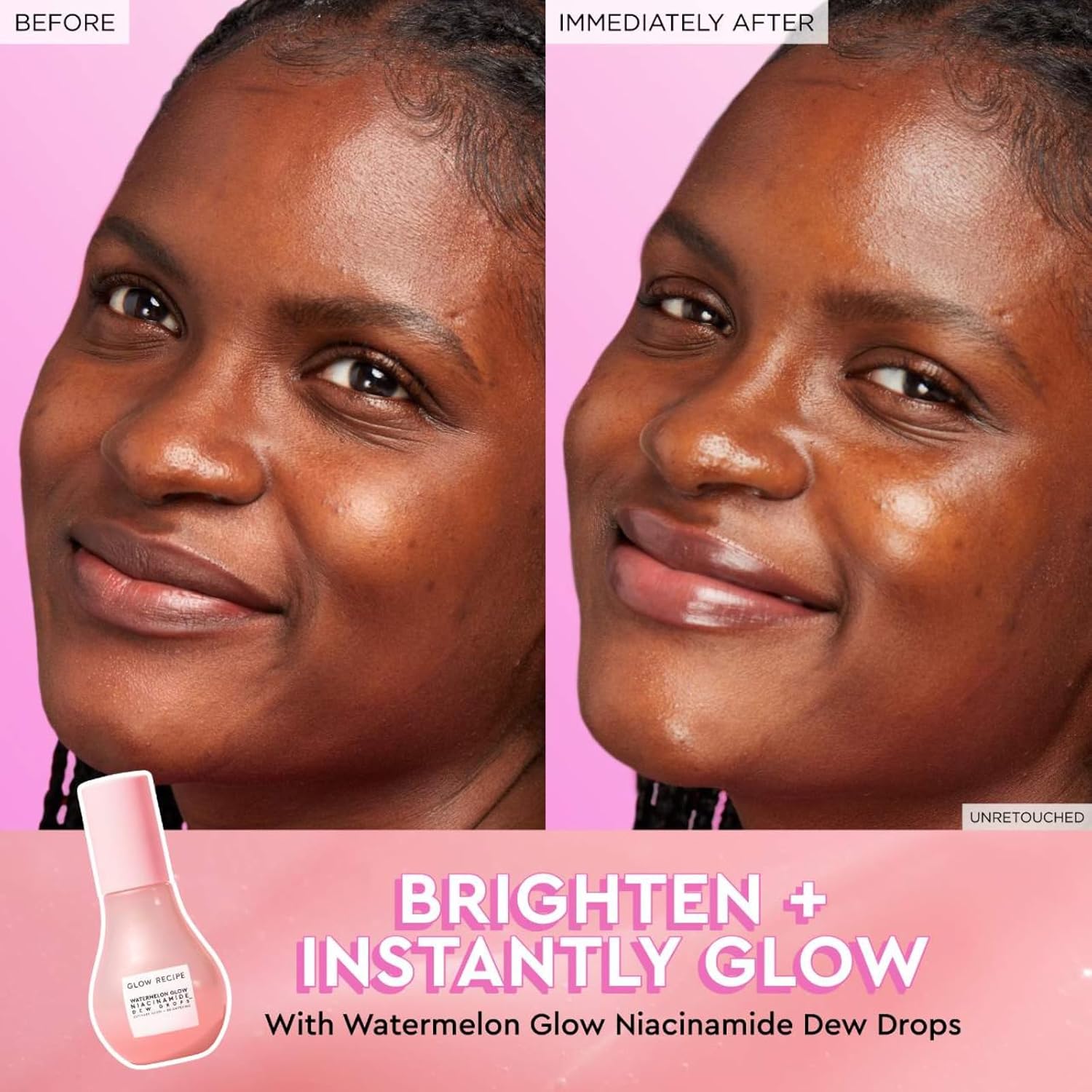 BRILLO GLOW RECIPE KIT DE MAQUILLAJE DE CUIDADO DE LA PIEL FRUIT BABIES - KIT DE MAQUILLAJE SET DE REGALO CON LIMPIADOR - 7