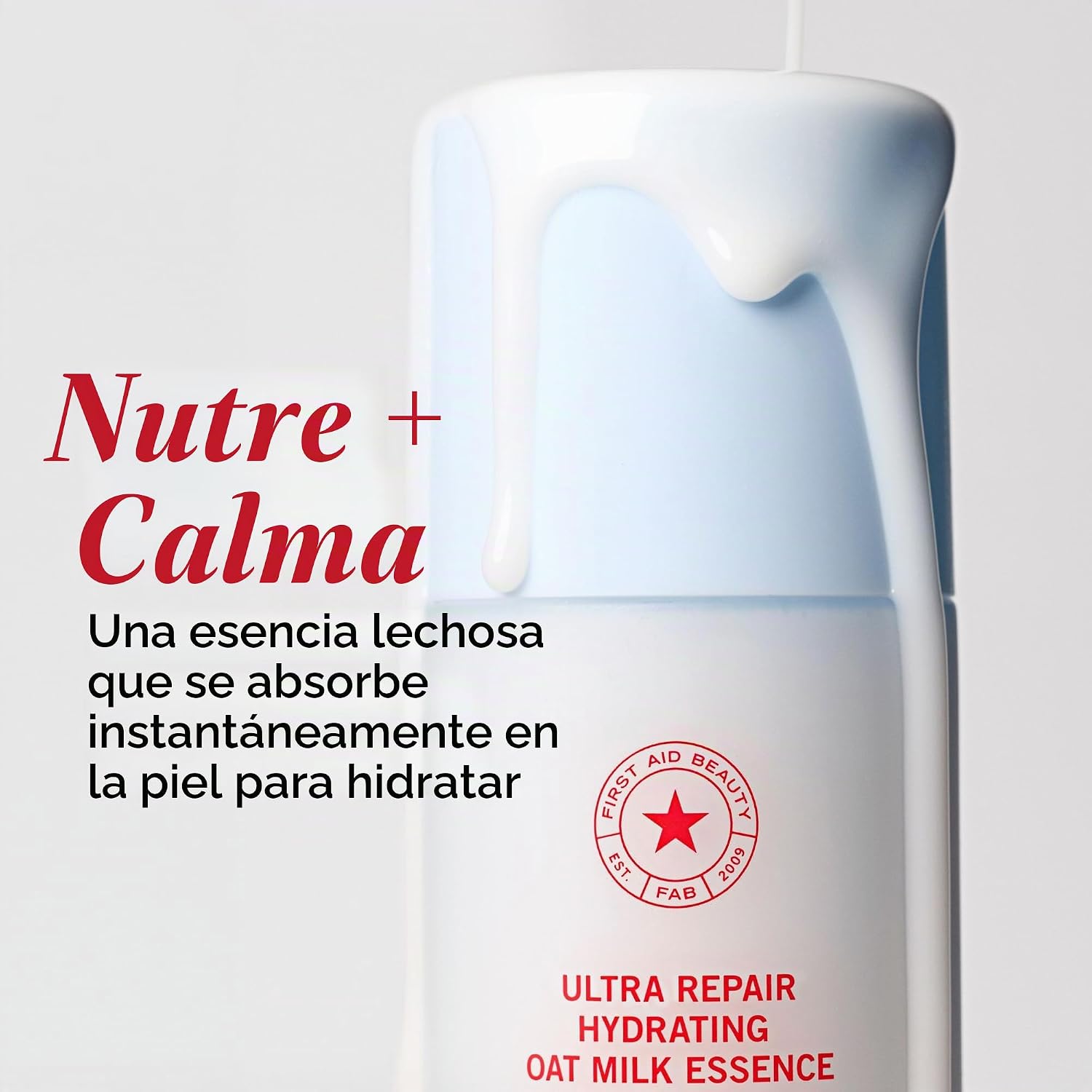 FIRST AID BEAUTY TÓNICO HIDRATANTE CON ESCUALANO Y AVENA SILVESTRE, TÓNER CALMANTE SIN FRAGANCIA SIN ALCOHOL, HIDRATACIÓN - 3