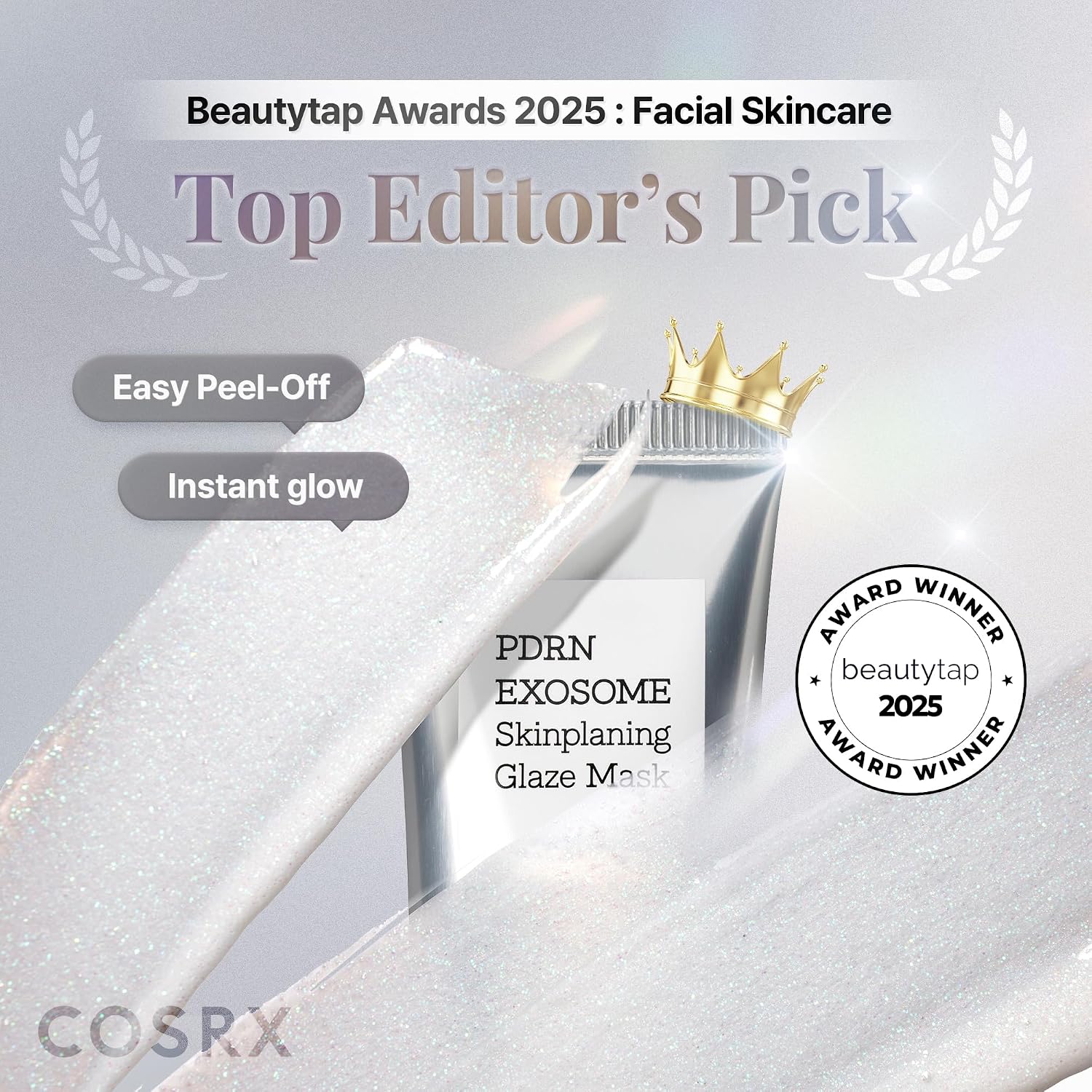 COSRX PDRN MÁSCARA FACIAL DE EXOSOMA DURANTE LA NOCHE, BRILLO DE PIEL - 4