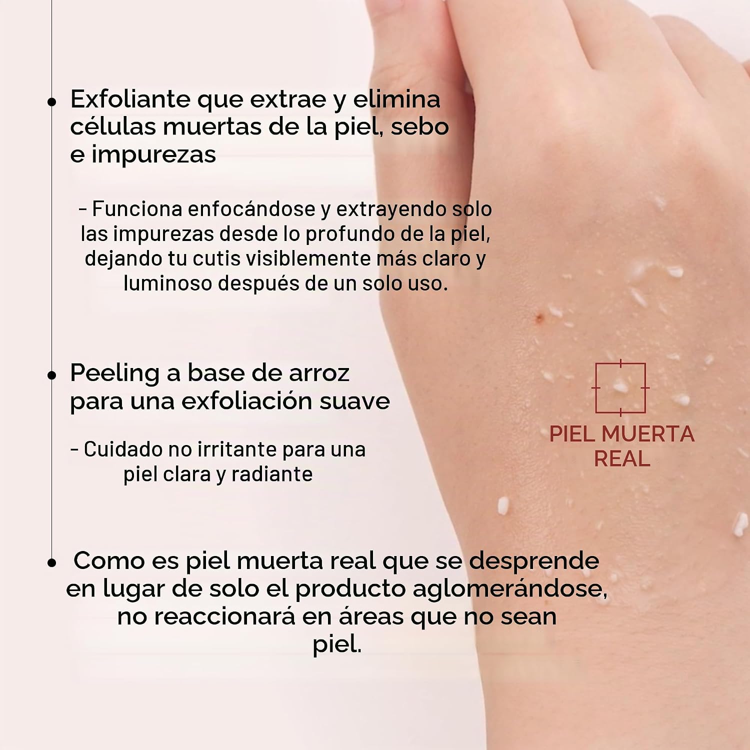 DR.MELAXIN PEEL SHOT BRILLO GLOW AMPOLLA EXFOLIANTE DE ARROZ 80ML EXFOLIANTE FACIAL Y CORPORAL SUAVE DIARIO PARA CÉLULAS - 3