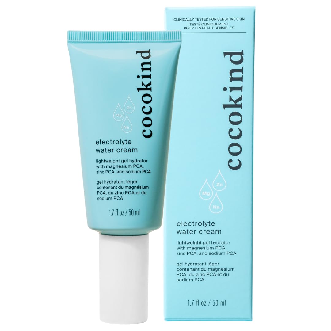 COCOKIND CREMA DE AGUA CON ELECTROLITOS HIDRATANTE LIGERO DE GEL DE AGUA CREMA DE DÍA HIDRATANTE EQUILIBRADA PARA TODO TIPO - 1