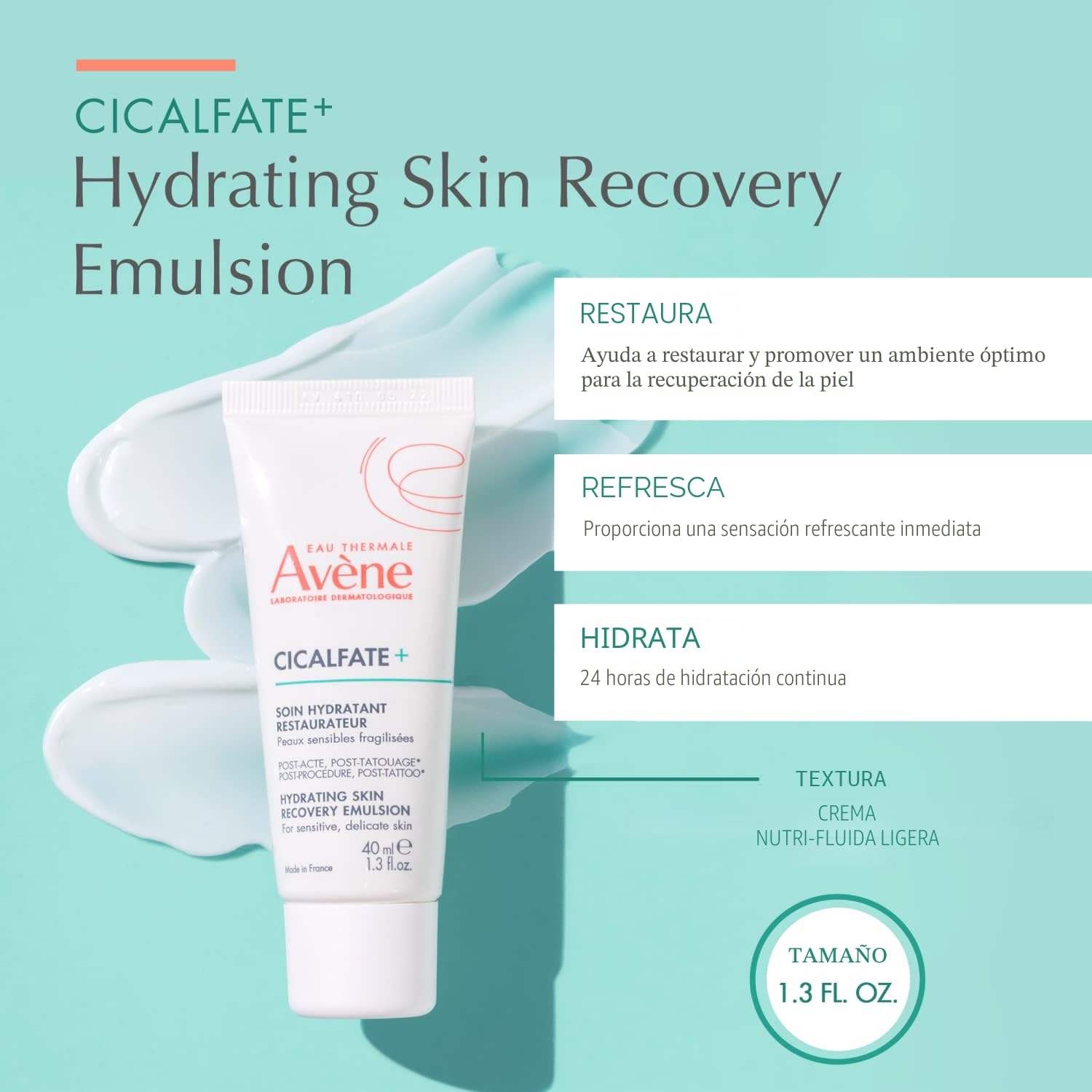 AV NE CICALFATE EMULSIÓN DE RECUPERACIÓN CUTÁNEA, DESPUÉS DEL PROCEDIMIENTO, 1.3 ONZAS LÍQUIDAS - 3