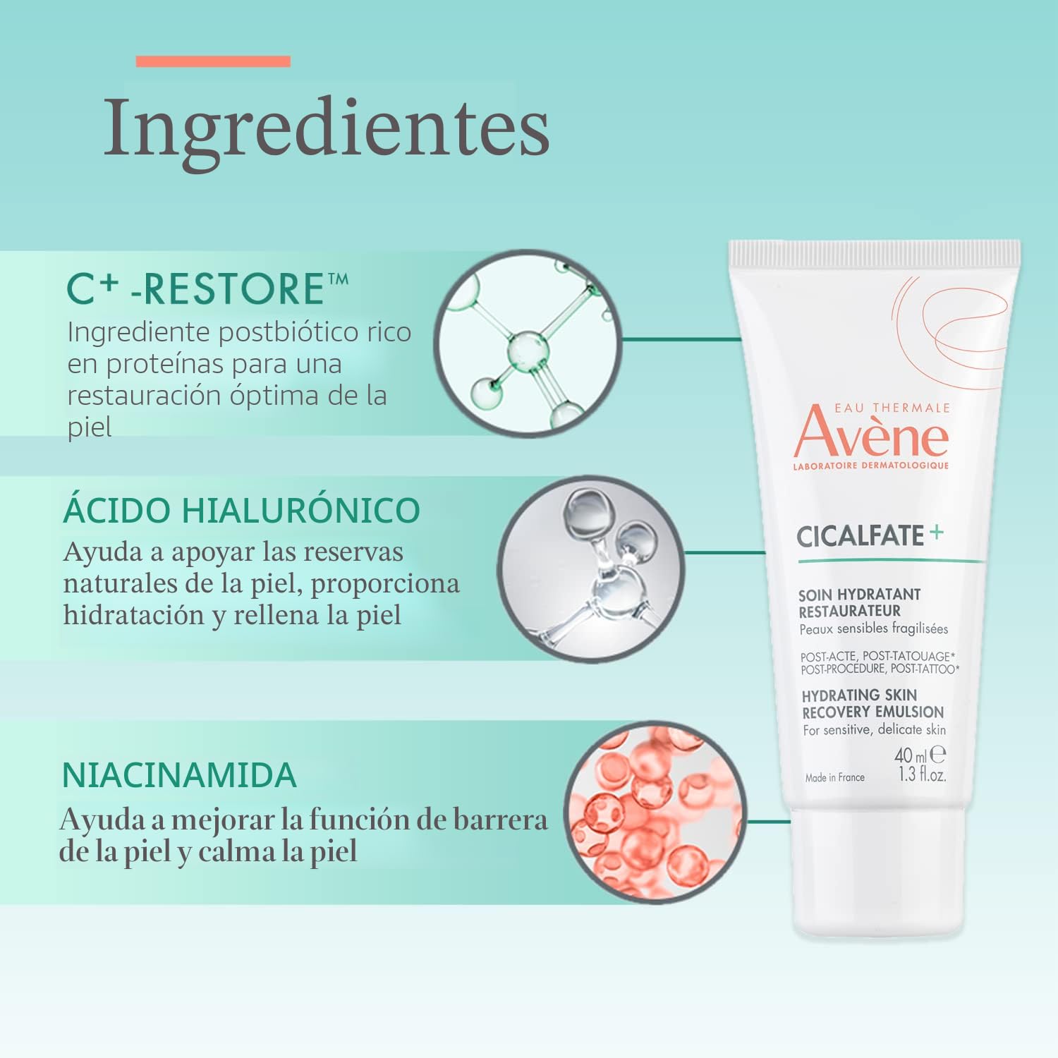AV NE CICALFATE EMULSIÓN DE RECUPERACIÓN CUTÁNEA, DESPUÉS DEL PROCEDIMIENTO, 1.3 ONZAS LÍQUIDAS - 5